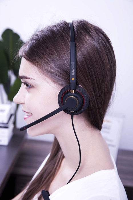Headset for Fanvil X3G IP, X3S IP, X4 IP, X5S IP, X6 IP Phones + FREE RJ9 Lead - QD002 (P)