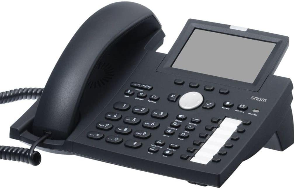 SNOM D315 Euro 300series Desk VoIP/SIP Telephone, Display with backlight, Gigabit switch, USB port, Sensor hook switch, 4 SIP identities, IPv6; 4258